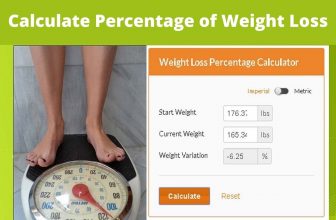 How to Calculate Percentage of Weight Loss