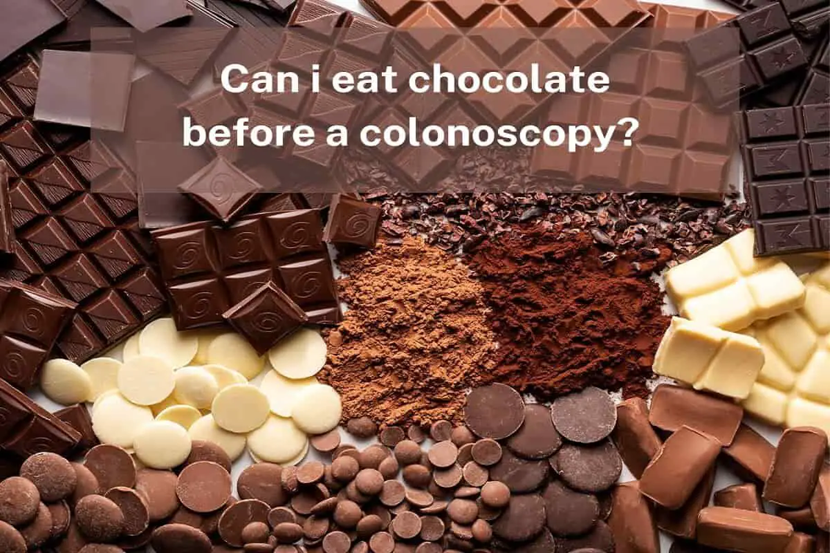Eat Chocolate Before a Colonoscopy