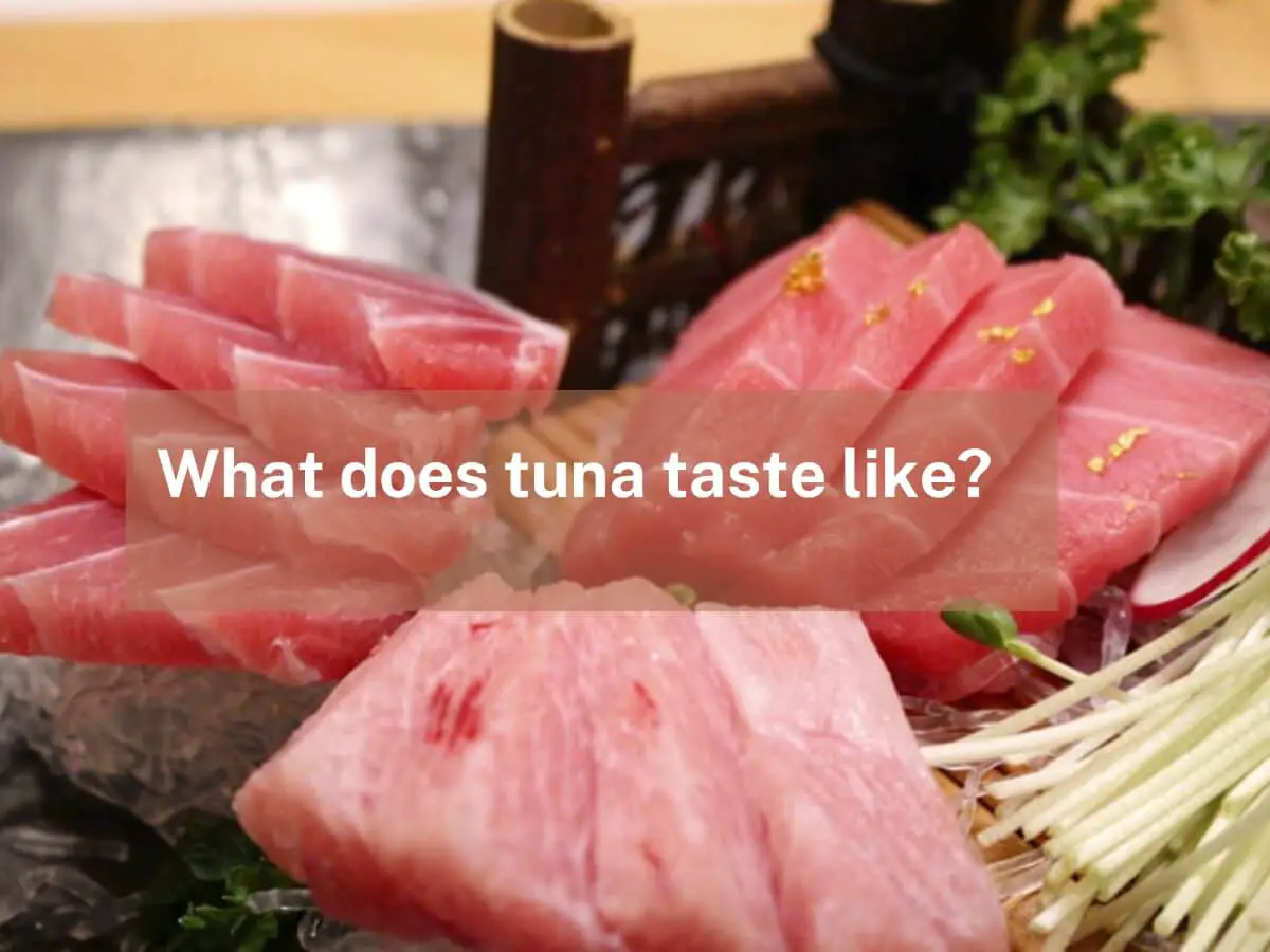What does tuna taste like