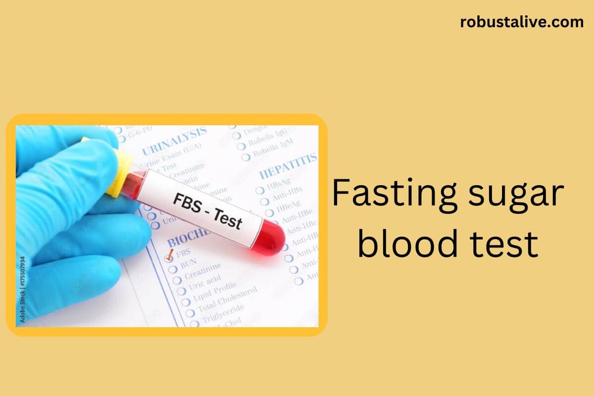 Fasting Sugar Blood Test