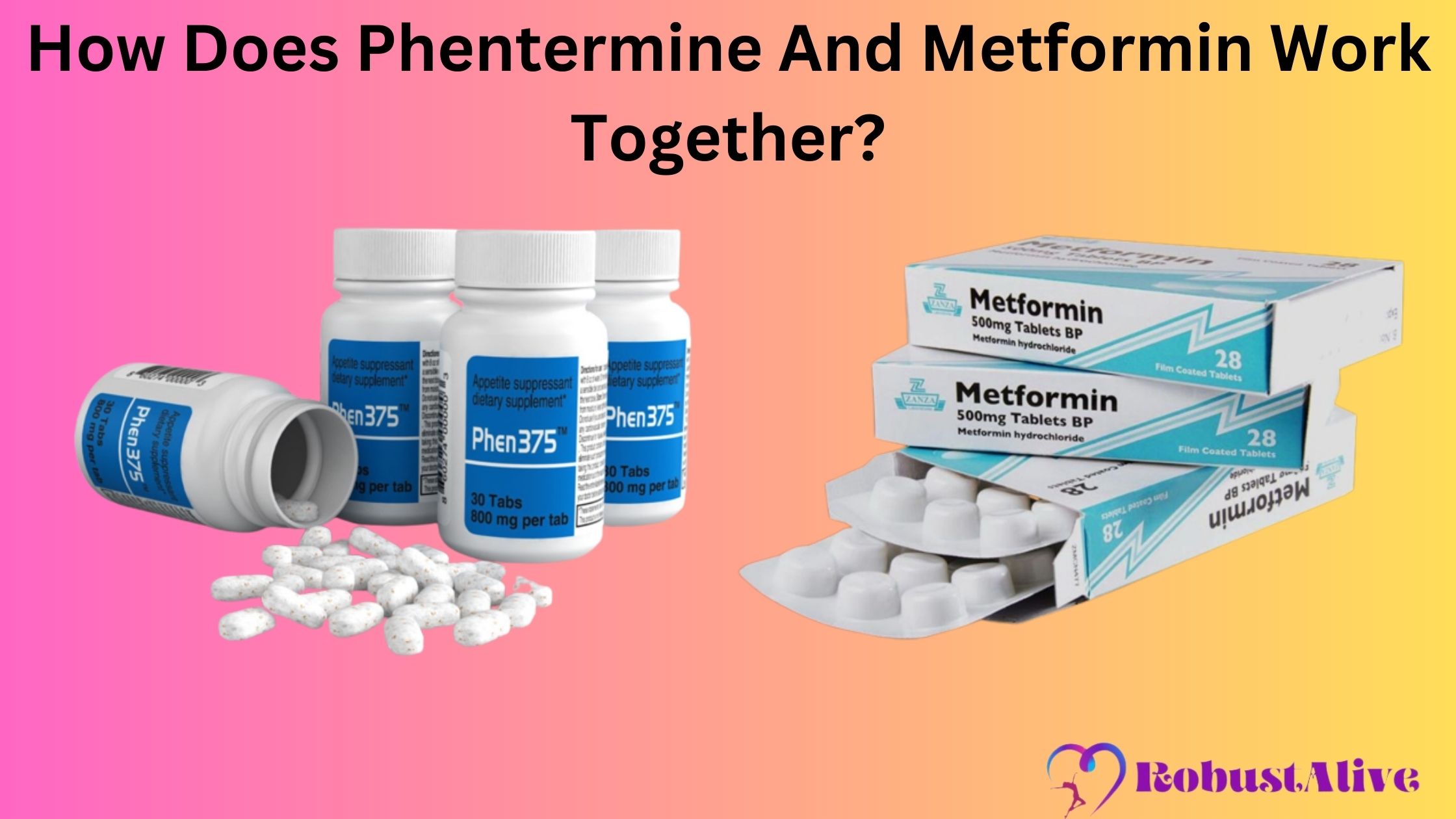 How does phentermine and metformin work together