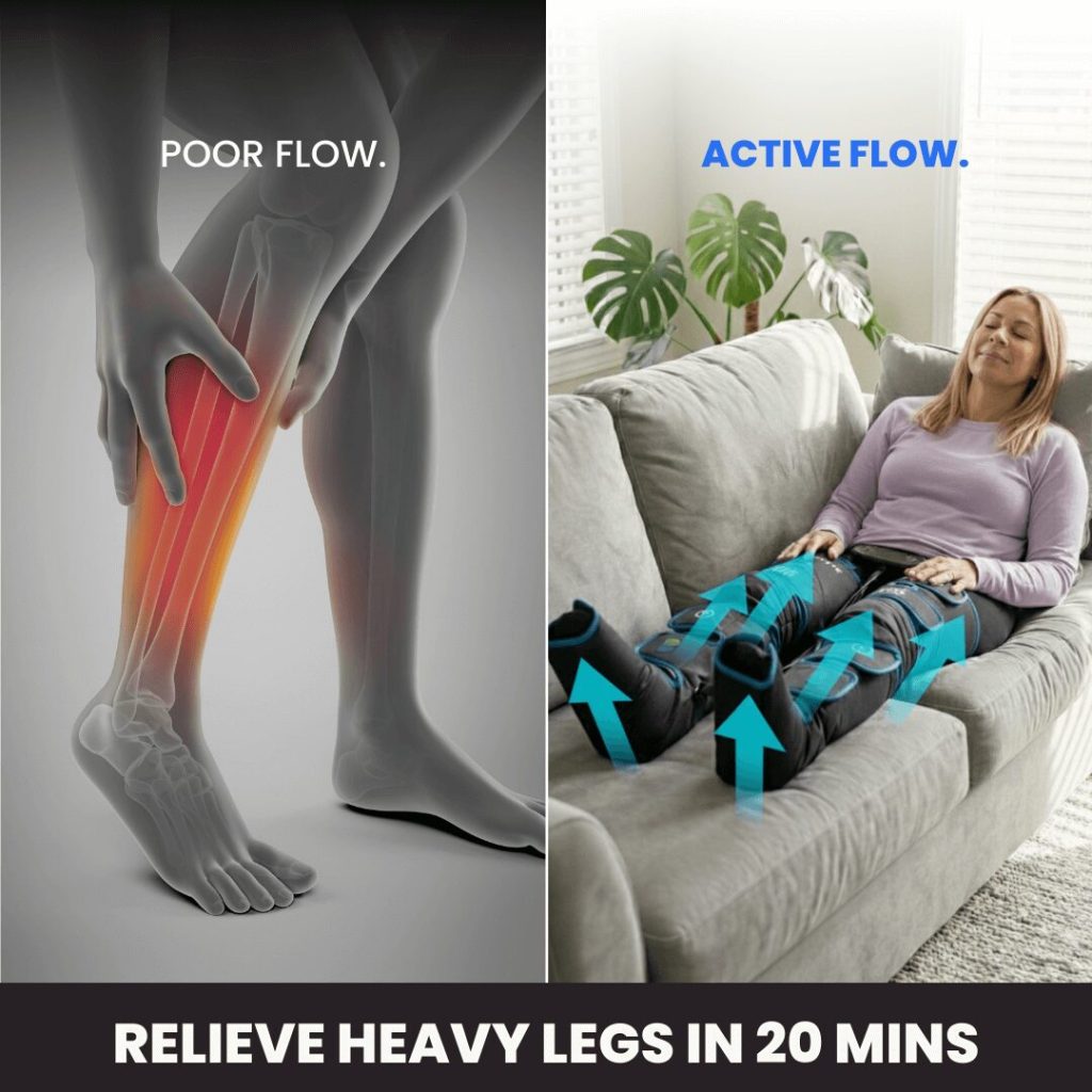 Relieve Heavy Legs with Air C Compression Massager