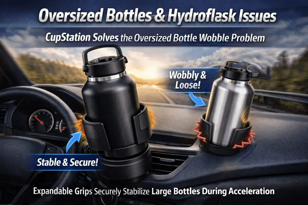 CupStation solves oversized bottle limitations