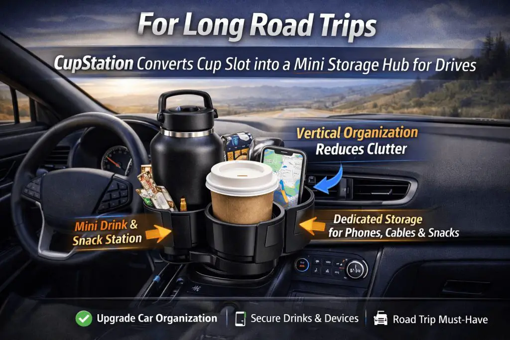 CupStation for long road trips