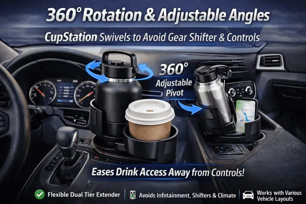 360 degree rotating feature