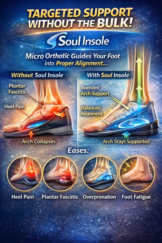 targeted suppport with soul insole