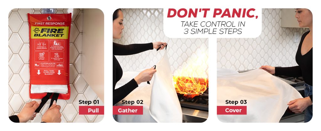 How to use Cobra Fire Blanket
