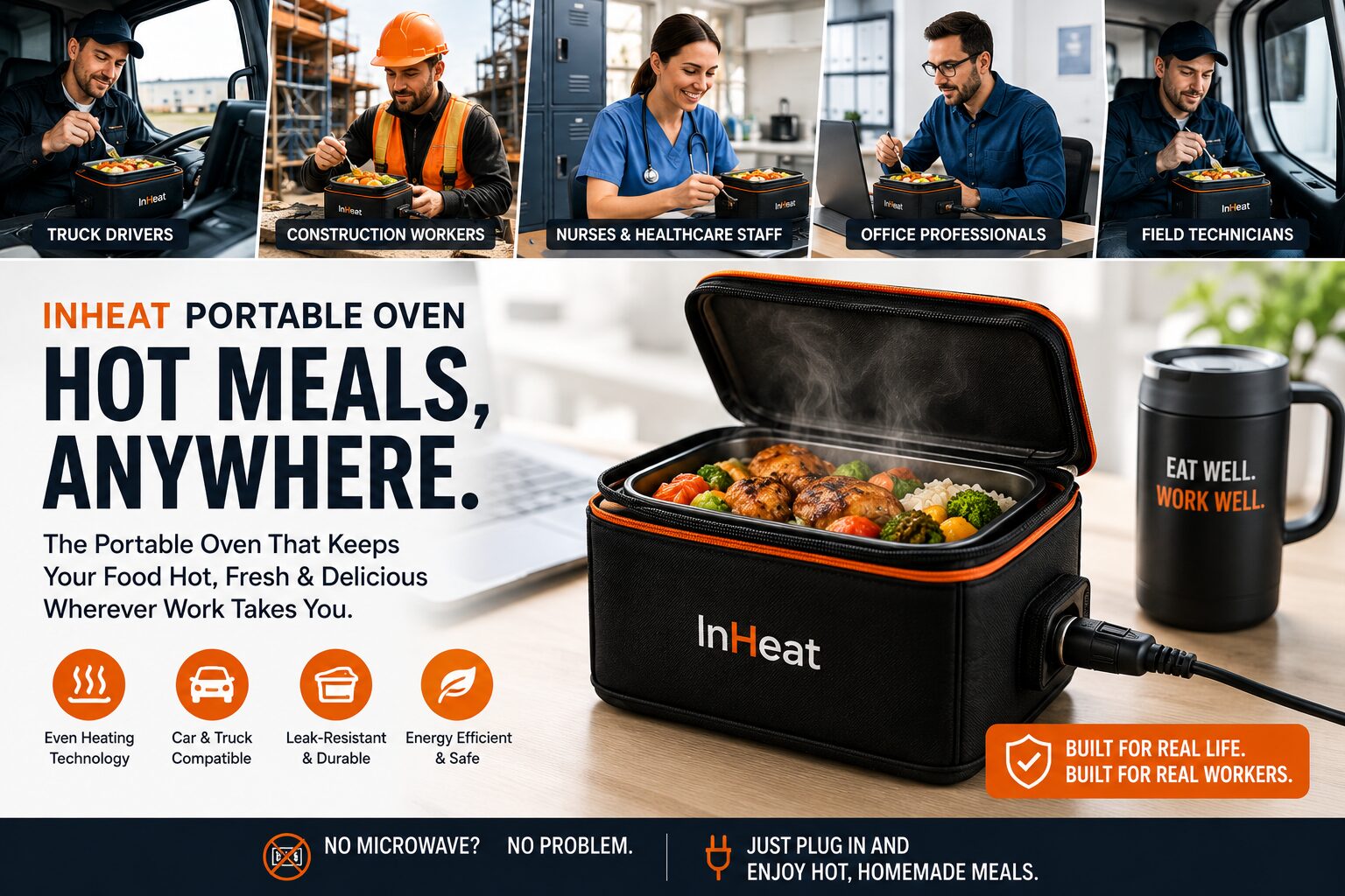 Can InHeat Portable Oven Fix Cold Lunches at Work?