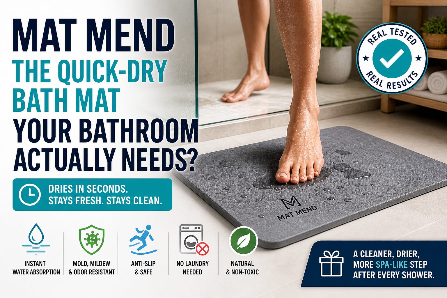 Is Mat Mend The Quick Dry Bath Mat Upgrade You Really Need?