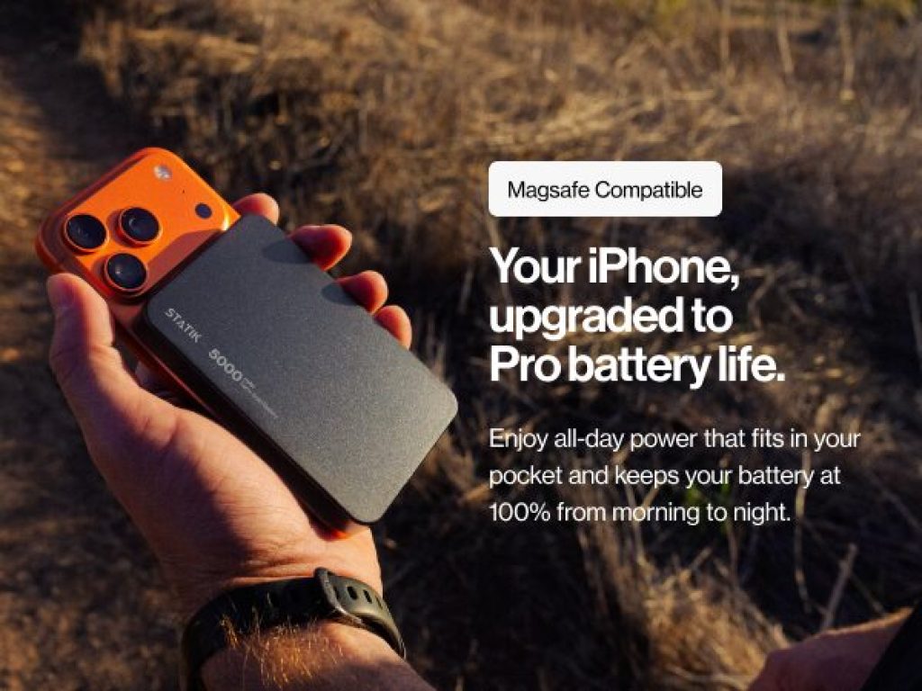 statik state power bank for iphone magsafe